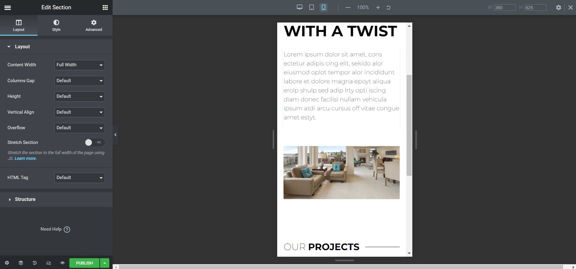 Elementor Pro Responsive